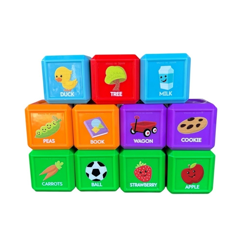 Fisher-Price 11-Piece Laugh & Learn First Words Smart Puppy Sensory Blocks